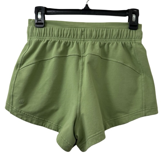 Lululemon Inner Glow Short 3" *Terry in Vista Green Woman’s 4 - Picture 5 of 7